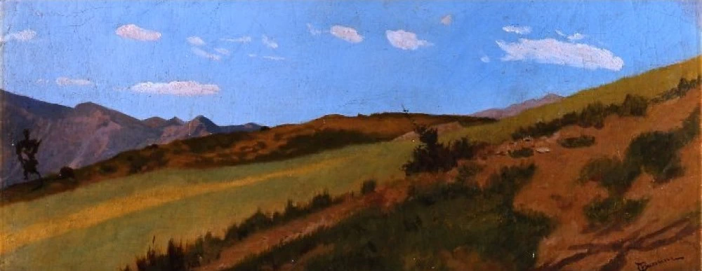 Paesaggio a San Marcello Pistoiese - Palazzo Pitti, Firenze